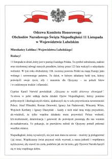 Narodowe Święto Niepodległości 11 Listopada